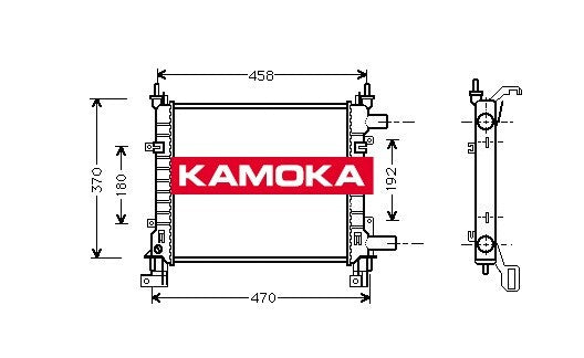 KAMOKA 7705211 Radiatore motore per Ford KA RB