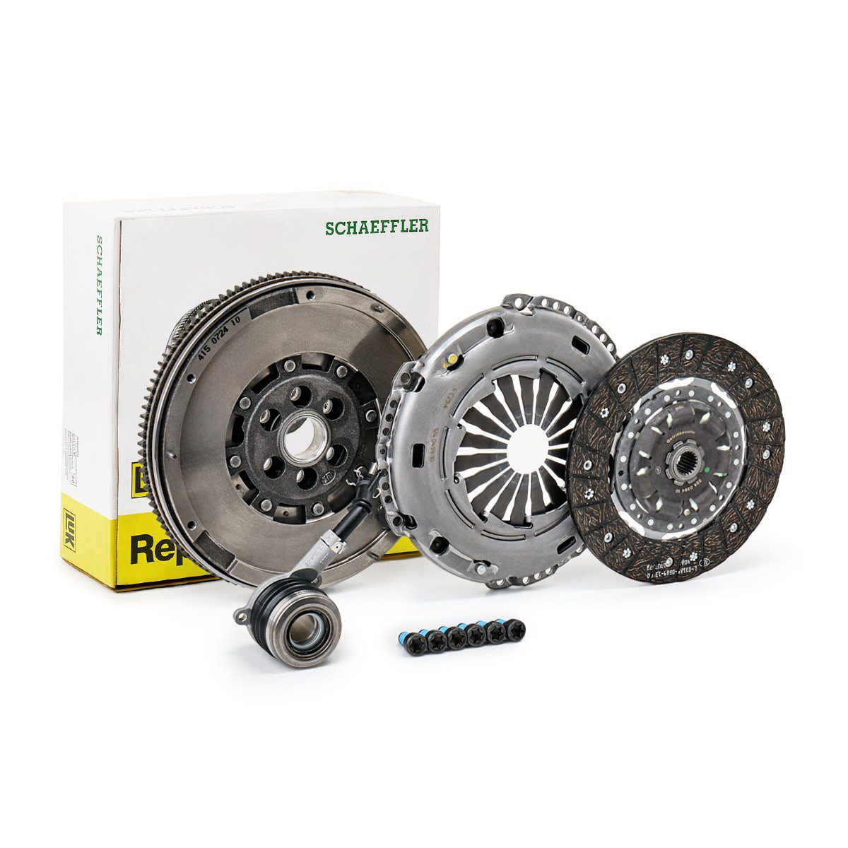 LuK 600 0058 00 Kit frizione adatti per FIAT STILO, BRAVO con dispositivo disinnesto centrale, senza cuscinetto di guida, con volano, con kit bulloni/viti